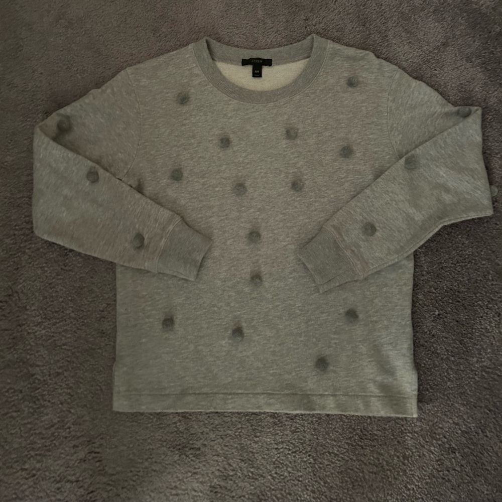 J.crew Pom Pom sweatshirt XXS